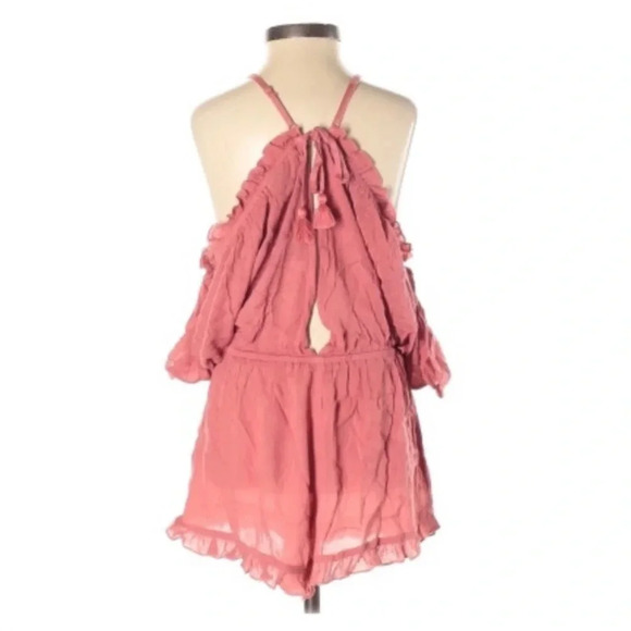 ⭐️NEW⭐️ TOPSHOP Lightweight Boho Ruffled Romper - Picture 5 of 11